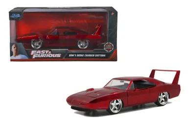 Jada Toys, Fast & Furious, Dodge Charger 1969, model pojazdu, czerwony, 1:24