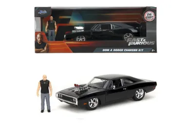 Jada Toys, Fast & Furious, Dodge Charger 1970, model pojazdu z figurką, 1:24