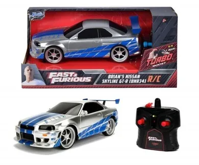 Jada Toys, Fast & Furious, Nissan Skyline GTR, model pojazdu, zdalnie sterowany, 1:24