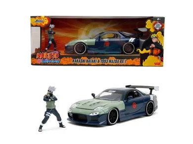 Jada Toys, Naruto, Mazda RX, pojazd z figurką, 1:24