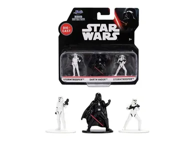 Jada Toys, Star Wars, metalowe figurki kolekcjonerskie,4 cm, 3 szt.