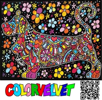 Jamnik. Kolorowanka welwetowa, 47-35 cm