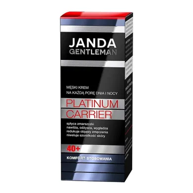 Janda, Gentelman Platinum Carrier, męski krem dzień i noc 40+, 50 ml