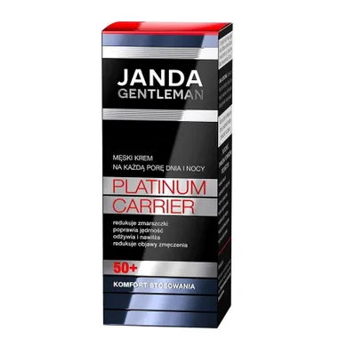 Janda, Gentelman Platinum Carrier, męski krem dzień i noc 50+, 50 ml