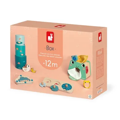 Janod, Box, zestaw zabawek edukacyjnych