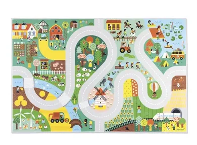 Janod, Cross Road, Wieś, mata do zabawy z drogą