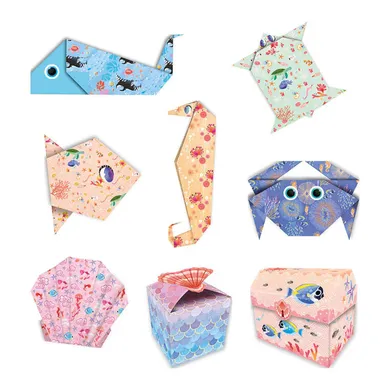 Janod, Magiczny ocean, zestaw kreatywny do tworzenia origami