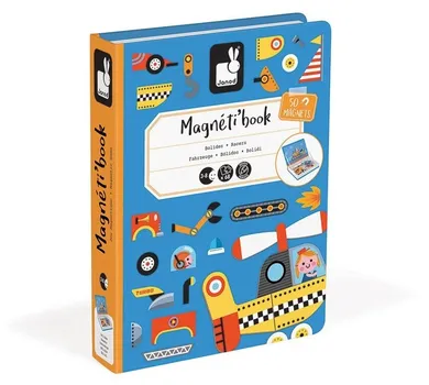 Janod, Magneti’book, Pojazdy, magnetyczna układanka
