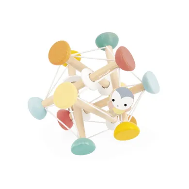 Janod, Pure, piłka sensoryczna, drewniana