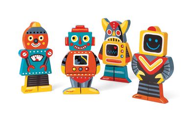 Janod, Roboty, magnetyczne klocki 3D