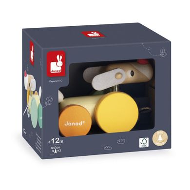 Janod, Zigolos, piesek drewniany do ciągnięcia