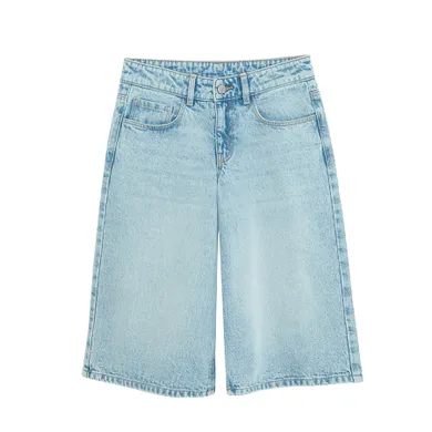 Jasnoniebieskie bermudy jeansowe z regulacją Cool Club
