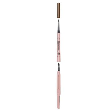J.Cat Beauty, Brow-La 3in1 Mapping & Shaping Brow Pencil, ołówek do stylizacji brwi 3w1, 103 Medium Cool Brown, 0.08g