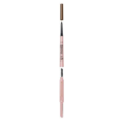 J.Cat Beauty, Brow-La 3in1 Mapping & Shaping Brow Pencil, ołówek do stylizacji brwi 3w1, 104 Rich Brown, 0.08g