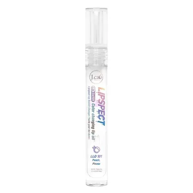 J.Cat Beauty, Lipspect Lip Switch Color Changing Lip Oil, olejek z efektem wydobycia koloru ust, 101 Peach Please, 3.5 ml