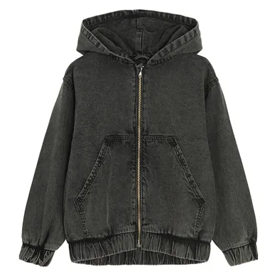 Jeansowa kurtka z kapturem Cool Club