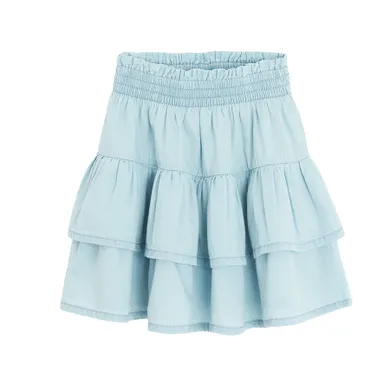 Jeansowa spódnica z falbankami Cool Club