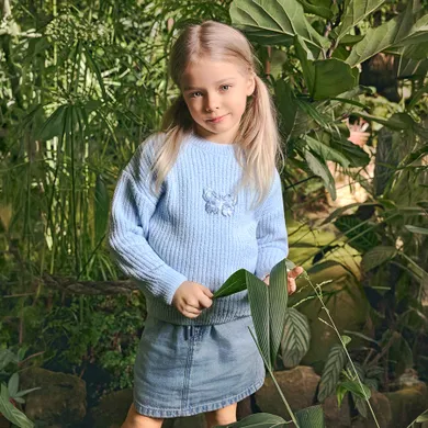 Jeansowa spódnica ze ściągaczem Cool Club