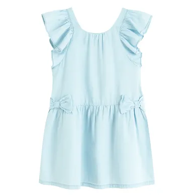 Jeansowa sukienka z krótkim rękawem Cool Club