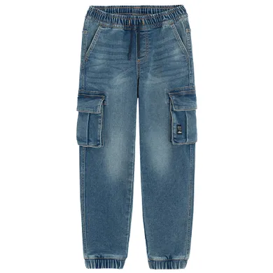 Jeansy o kroju jogger z przetarciami Cool Club
