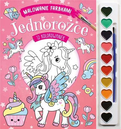 Jednorożce. Malowanie farbkami