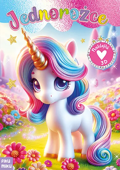 Jednorożce. Naklejki 3D