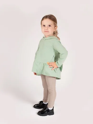 Jegginsy dziewczęce, beżowe, Nicol