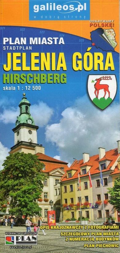 Jelenia Góra. Plan miasta 1 :12 500