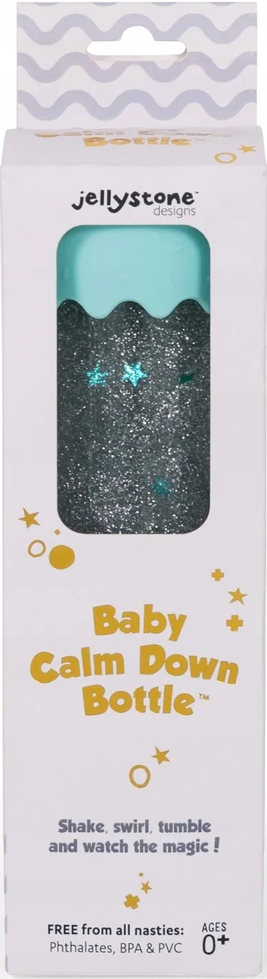 Jellystone Designs, butelka sensoryczna, soft mint