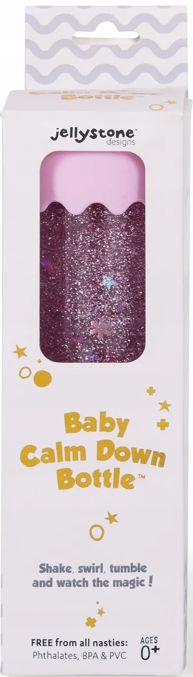 Jellystone Designs, butelka sensoryczna, soft pink