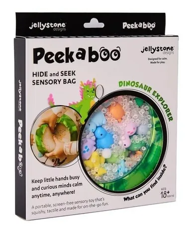 Jellystone, dysk sensoryczny z figurkami, dinozaury