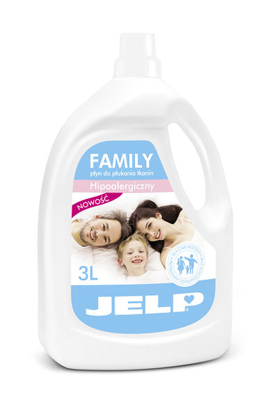 Jelp, Family, płyn do płukania tkanin, 3 l.