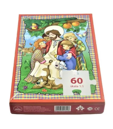 Jezus wśród dzieci, puzzle, 60 elementów