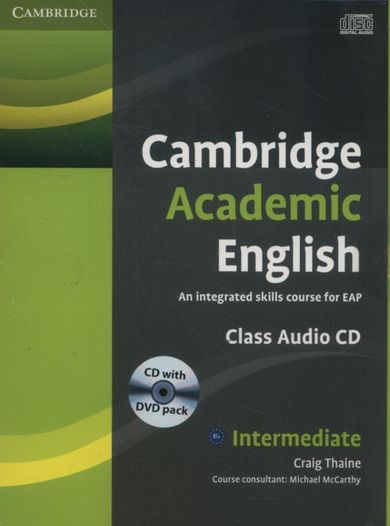 Język angielski. Cambridge Academic English. Intermediate. Book + CD + DVD