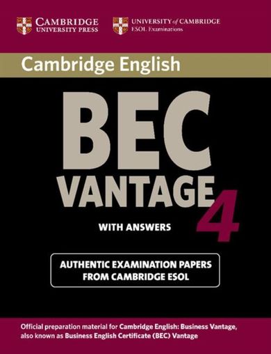 Język angielski. Cambridge English. BEC Vantage 4. Student's Book with answers