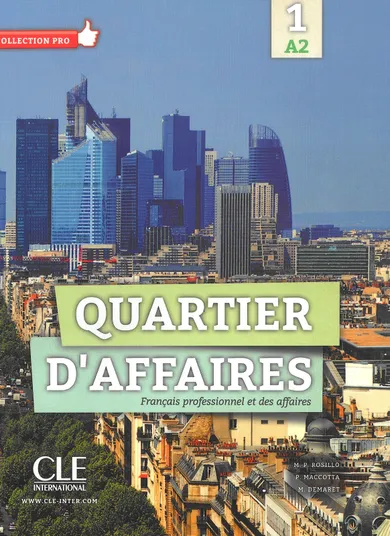 Język francuski. Quartier d'affaires 1. Podręcznik. Poziom A2 + DVD