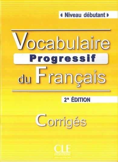 Język francuski. Vocabulaire progressif du français Niveau débutant. Klucz