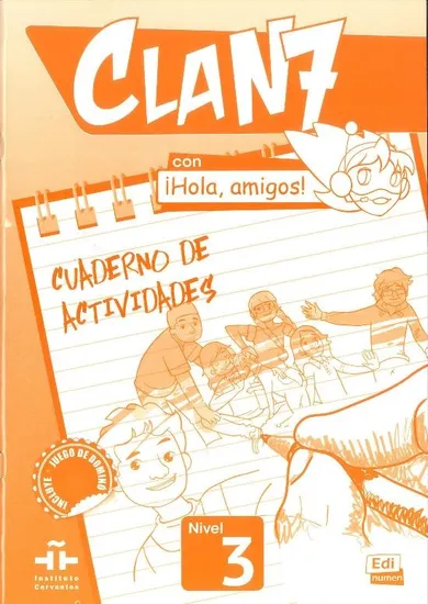 Język hiszpański, Clan 7 con ?Hola, amigos! 3, Zeszyt ćwiczeń, EdiNumen