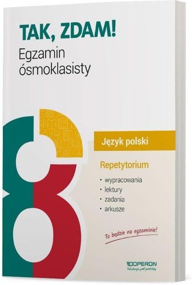 Język polski SP 8 repetytorium. Egzamin 8 klasa