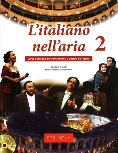 Język włoski. L'italiano nell'aria 2. Podręcznik + CD
