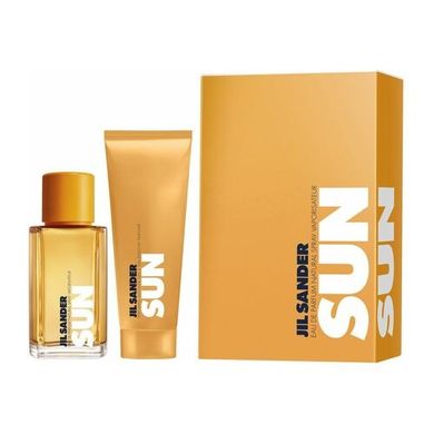 Jil Sander, Sun Women, zestaw, woda perfumowana, spray, 75 ml + żel pod prysznic, 75 ml