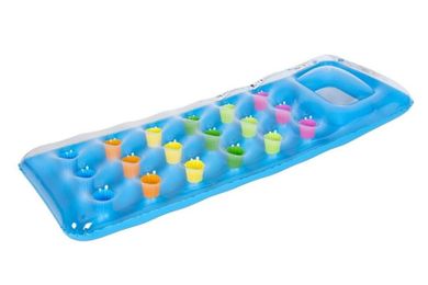 Jilong, materac plażowy fashion, 190-70 cm, niebieski