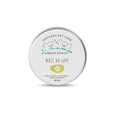 JM Sante, Green Sante, naturalna maść na łapy, 60 ml