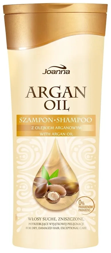 Joanna, Argan Oil, szampon z olejkiem arganowym, 400 ml