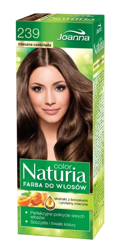 Joanna, Naturia Color, farba do włosów, nr 239, mleczna czekolada