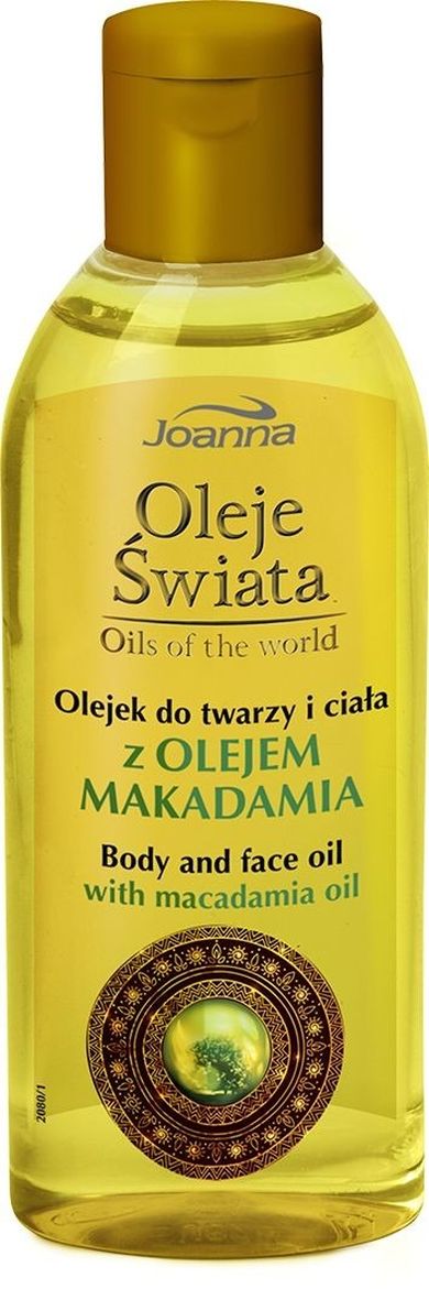 Joanna, Oleje Świata, olejek do twarzy i ciała, makadamia, 100 ml
