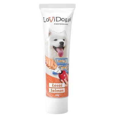 John Dog, Lovi Dog, tubka, łosoś, przysmak dla psa, 90g