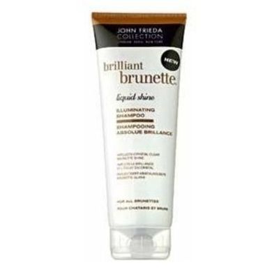 John Frieda, Brilliant brunette liquid shine shampoo, Szampon do brązowych włosów, 250 ml