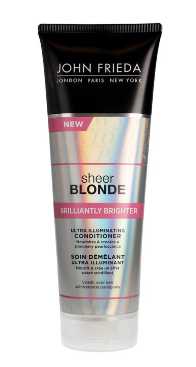 John Frieda, Sheer Blonde, odżywka nadająca połysk do włosów blond, Brilliantly Brighter, 250 ml