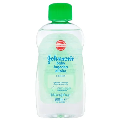 Johnson&Johnson, Johnson's Baby, oliwka dla dzieci z aloesem, 200 ml